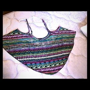 Crop top hi lo blouse shirt